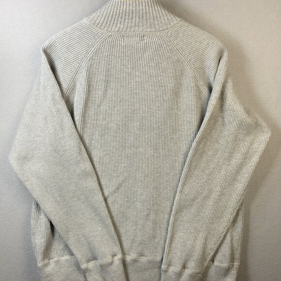 Polo Ralph‎ Lauren Sweater Men’s XXL  1/4 Zip Pullover Gray 100% Cotton RN#41381 - Picture 8 of 9